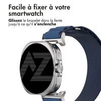 Accezz Bracelet en nylon Alpine Samsung Galaxy Watch Ultra 2 (2026) / Ultra (2024/2025) - Dark Blue