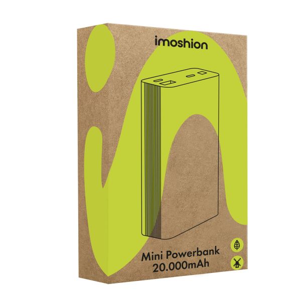 imoshion Ultra Series Aluminium Batterie externe 20.000 mAh - Charge rapide jusqu'à 33 watts - Cobalt Blue