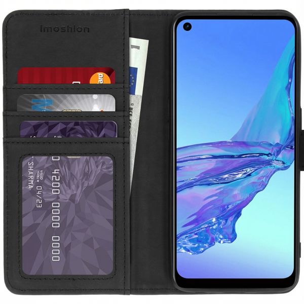 imoshion Étui de télephone portefeuille de luxe Oppo A53 / Oppo A53s - Bleu foncé
