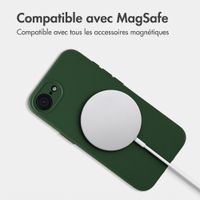 Accezz Coque Grip avec MagSafe Apple iPhone 17e / 16e - Vert foncé