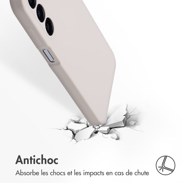 Accezz Coque Liquid Silicone Samsung Galaxy A16 - Stone