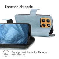 imoshion Étui de télephone portefeuille de luxe Motorola Moto G15 / G15 Power - Bleu clair