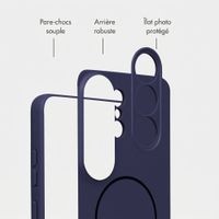 Accezz Coque Grip avec MagSafe Samsung Galaxy S26 Ultra - Bleu foncé