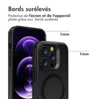 Accezz Coque Givrée Robuste avec MagSafe Apple iPhone 14 Pro - Noir