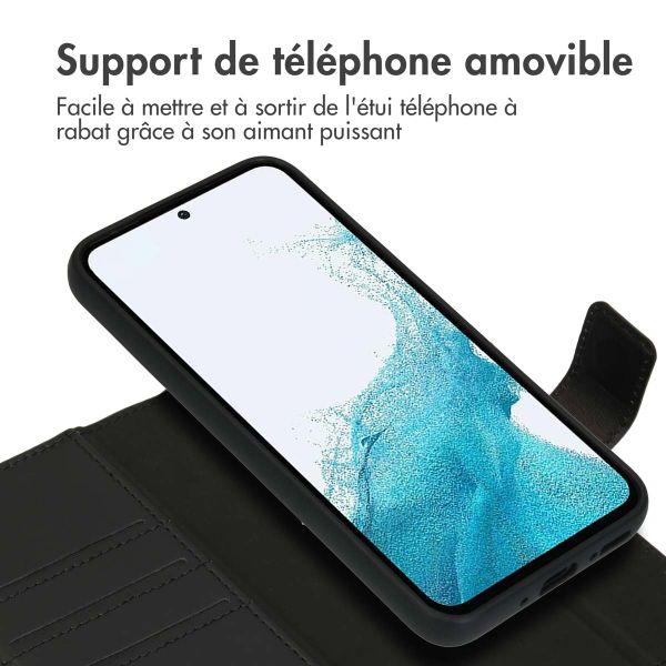 Accezz Premium Leather 2 in 1 Wallet Bookcase Samsung Galaxy A54 (5G) - Noir