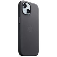 Apple Coque FineWoven MagSafe Apple iPhone 15 - Noir