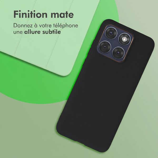 imoshion Coque Couleur Motorola Edge 70 Fusion - Noir