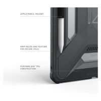 UAG Coque arrière Scout Plus avec support Scout Apple iPad Pro 11 (2025) M5 / (2024) M4 - Ash
