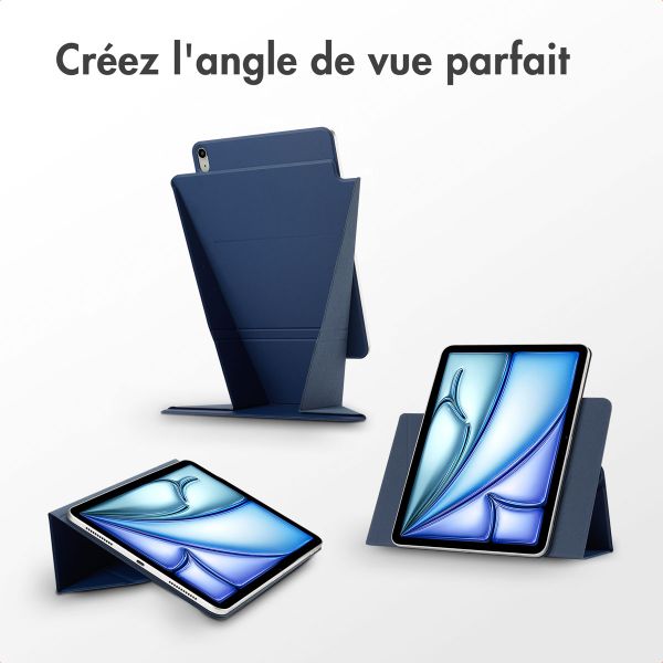 Accezz High Stand tablet case Apple iPad Air 11 pouces (2026) M4 / (2025) M3 / (2024) M2 / Air 5 (2022) / Air 4 (2020) - Bleu foncé