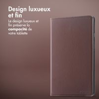 Accezz Coque tablette Classic Samsung Galaxy Tab A9 Plus - Marron