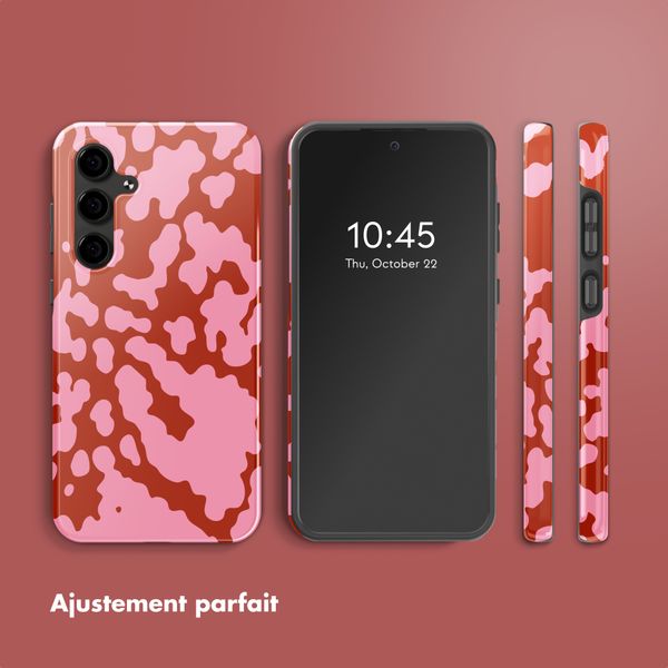 Selencia Coque arrière Vivid Samsung Galaxy S24 FE - Moo’d Blush Pink