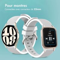 imoshion Bracelet en silicone flexible  - Connexion universelle 22 mm - Blanc