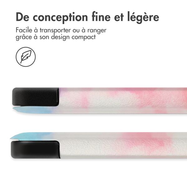 imoshion Coque tablette Design Trifold Apple iPad 6 (2018) 9.7 pouces / iPad 5 (2017) 9.7 pouces / Air 2 (2014)/Air 1 (2013) - Sky