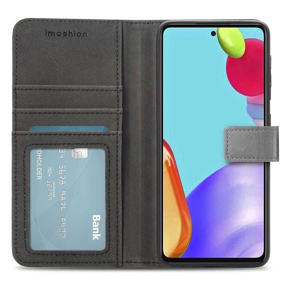 imoshion Étui de télephone portefeuille de luxe Samsung Galaxy A72 - Gris
