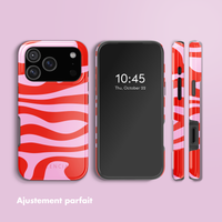 Selencia Coque arrière Vivid avec MagSafe Apple iPhone 17 Pro - Dream Swirl Pink