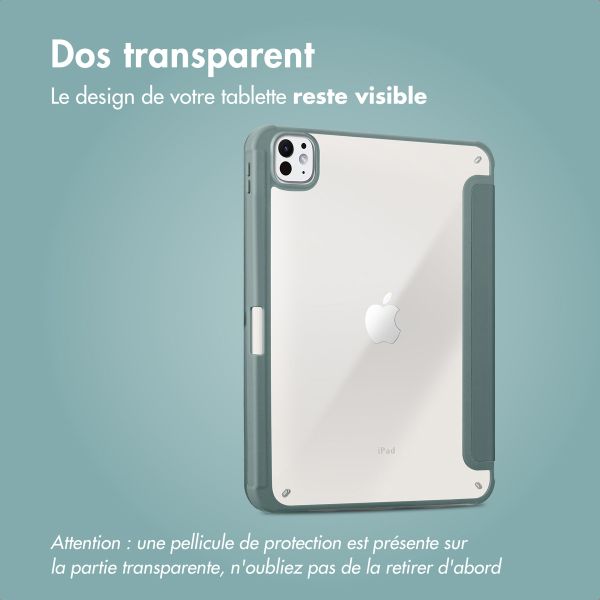 imoshion Coque tablette Origami Apple iPad Pro 11 (2025) M5 / (2024) M4 - Vert foncé