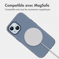 imoshion Coque arrière Color avec Thin MagSafe Ring Apple iPhone 15 - Bleu foncé