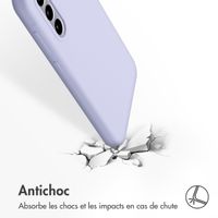 Accezz Coque Liquid Silicone Samsung Galaxy A36 / A56 - Violet