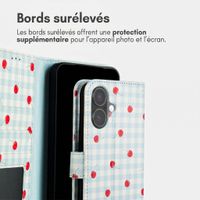 imoshion Étui de télephone portefeuille Design Apple iPhone 17 - Cherry Check