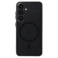 Accezz Coque arrière Lite avec MagSafe | Fluted | Samsung Galaxy S25 - Noir