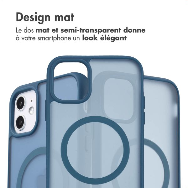 imoshion Coque Color Guard avec MagSafe Apple iPhone 11 - Bleu foncé