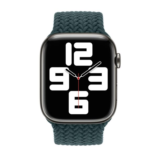 Apple Bracelet Solo tressé Apple Watch | 44/45/46/49 mm - Taille 1 - Rainforest