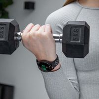 imoshion Bracelet sport en silicone  - Connexion universelle 20 mm - Black / Grey