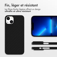 Accezz Coque Kevlar® MagSafe Apple iPhone 13 - Noir