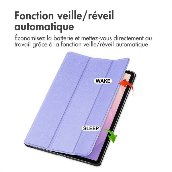 imoshion Coque tablette Trifold Samsung Galaxy Tab S11 - Lilas