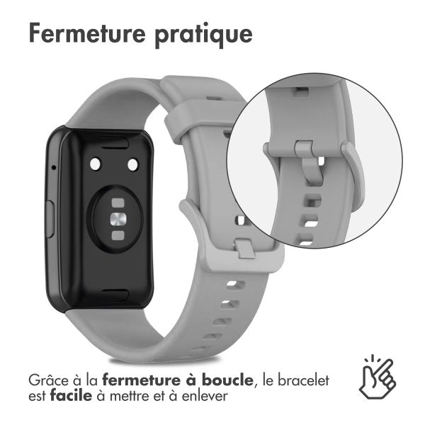imoshion Bracelet silicone Huawei Watch Fit - Gris
