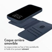 Accezz Étui de télephone portefeuille en cuir 2-en-1 avec MagSafe Apple iPhone 18 Pro Max / 17 Pro Max - Nightfall Blue