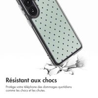 imoshion Coque Design Samsung Galaxy A55 - Polka Dot Mintgroen