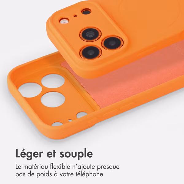imoshion Coque Couleur avec MagSafe Apple iPhone 18 Pro Max / 17 Pro Max - Orange