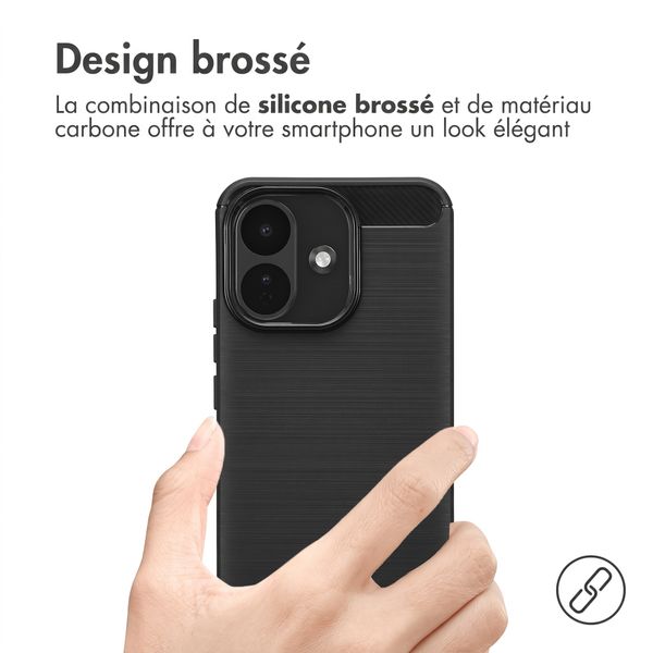 imoshion Coque Brushed Xiaomi Redmi Note 17 Pro - Noir