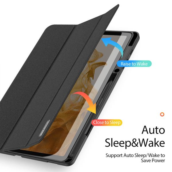 Dux Ducis Coque tablette Domo Samsung Galaxy Tab S8 Plus / S7 Plus / S7 FE 5G - Noir
