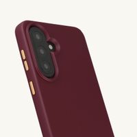 Selencia Coque arrière Rivièra avec MagSafe avec crochets amovibles Samsung Galaxy A57 (5G) - Bold Burgundy