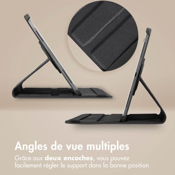 imoshion Coque tablette rotatif à 360° Xiaomi Pad 7 / 7 Pro / Poco Pad X1 - Noir