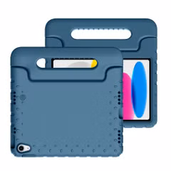 imoshion Coque kidsproof avec poignée Apple iPad 11 (2025) 11 pouces A16 / iPad 10 (2022) 10.9 pouces - Bleu foncé