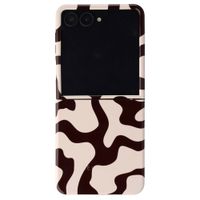 Selencia Coque arrière Vivid avec MagSafe Samsung Galaxy Z Flip 8 - Art Wave Black