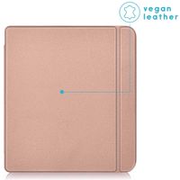 imoshion Étui de liseuse portefeuille Slim Hard Kobo Libra Colour - Rose Doré