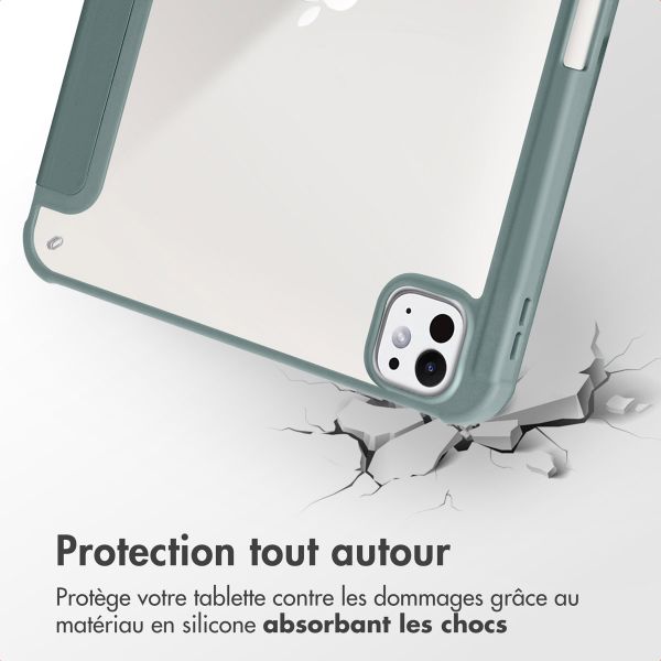 imoshion Coque tablette Origami Apple iPad Pro 11 (2025) M5 / (2024) M4 - Vert foncé