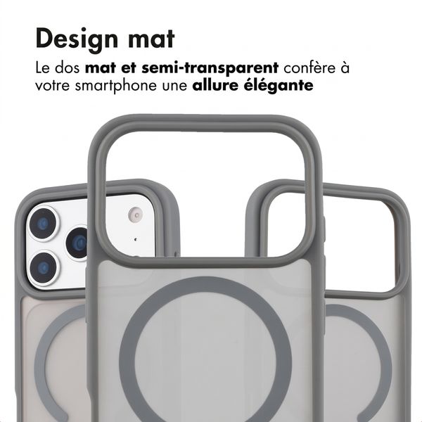 imoshion Coque Color Guard avec MagSafe Apple iPhone 18 Pro Max / 17 Pro Max - Gris