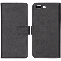 imoshion Étui de télephone portefeuille de luxe Apple iPhone 8 Plus / 7 Plus - Noir