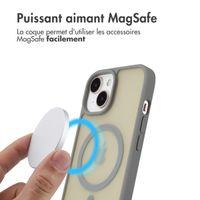 imoshion Coque Color Guard avec MagSafe Apple iPhone 15 - Gris