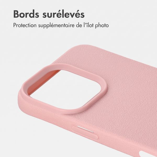 imoshion Coque arrière Texture Apple iPhone 16 Pro - Rose