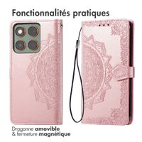 imoshion Etui de télephone Mandala Motorola Edge 70 - Rose Gold
