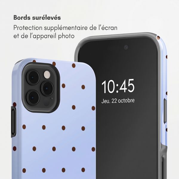 Selencia Coque arrière Vivid Apple iPhone 12 (Pro) - Happy Dots Digital Sky