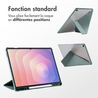 imoshion Coque tablette Origami Samsung Galaxy Tab S11 - Vert foncé
