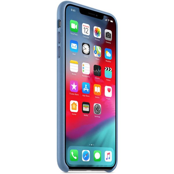 Apple Coque Leather Apple iPhone Xs Max - Cornflower