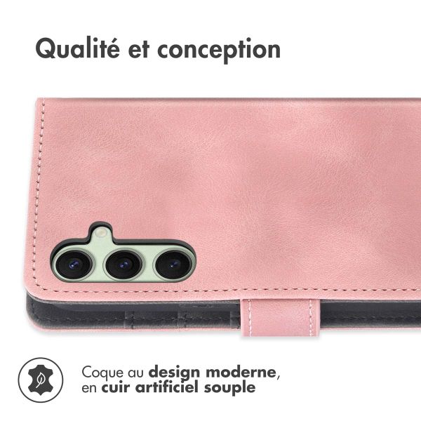 imoshion Etui de télephone portefeuille avec cordon Samsung Galaxy S25 / S24 - Rose